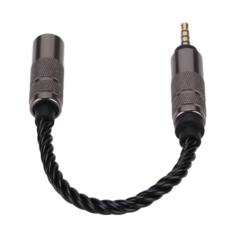 2.5mm Male to 3.5mm Female Stereo Audio Jack Adapter Headset