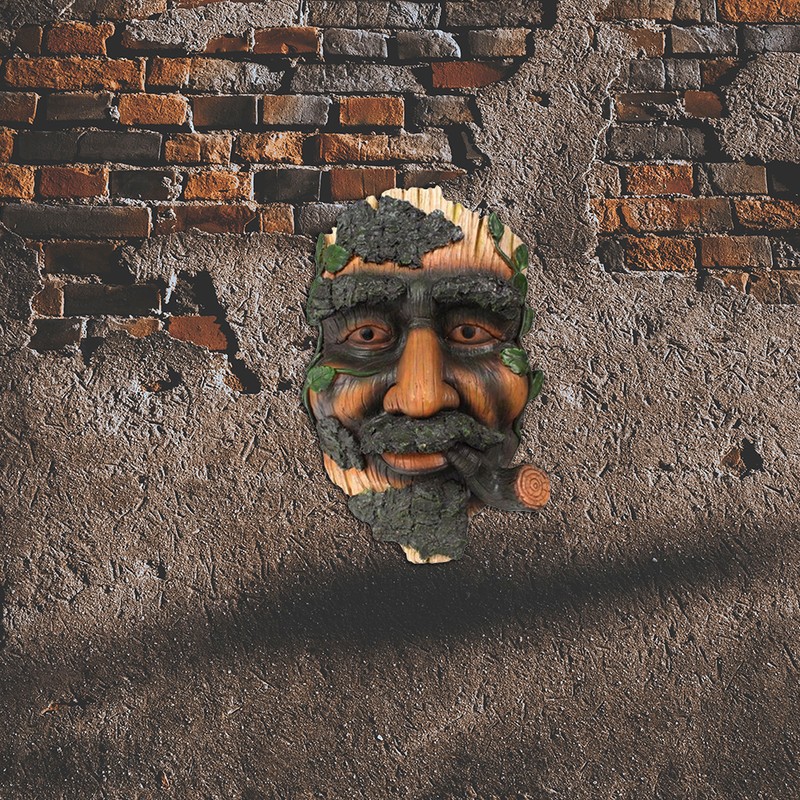 Tree Faces Decor Old Man Tree Hugger Statues Outdoor Funny