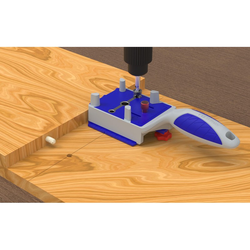 TIVOLY - Drill Guide for Wooden Dowels - Template for