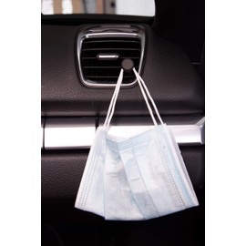 Maskhook AC Vent Car Hanger for All facemasks, Sunglasses, Key fob, Earphone Cable- Pack of 2