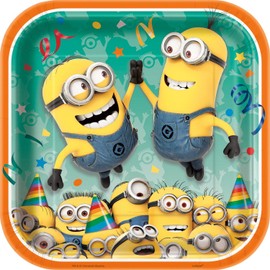 Despicable Me 2 Plates [9 inches - 8 Per Pack]