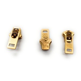 Zipper Repair Kit - #5 YKK Brass Jeans/Pants Sliders - Choose Your Quantity - Made in The United States (12)