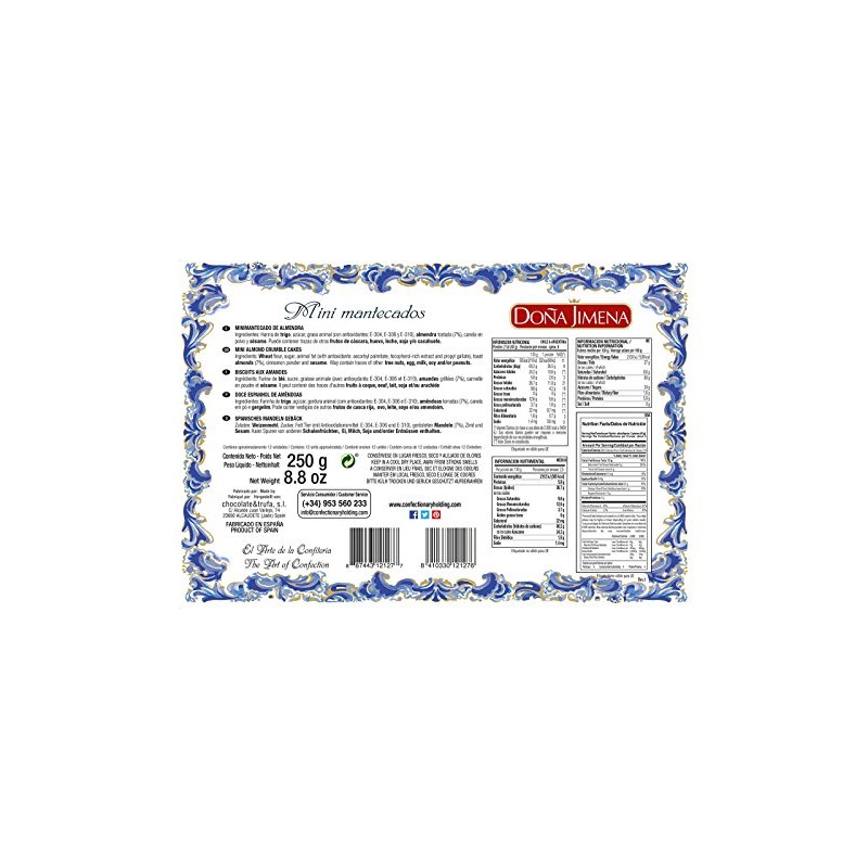⭐ Mini Almond Crumble Cakes Doña Jimena 250g