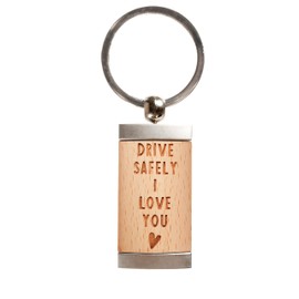 Drive safely I love you keyring | gift for Mum Dad Sister Brother Boyfriend Girlfriend Fiancee Wife Husband | keychain for birthday or Christmas