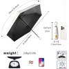 Mini Sun Travel Umbrella Ring handle Coating Layer Fabric Blocking/anti