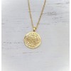 Gold Shema Israel Necklace Pendant 14k Gold Filled chain Jewish