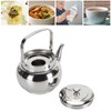 Stainless Steel Teapot with Removable Filter Metal Tea Kettle Coffee