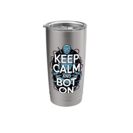 Robot Building for Programmers and Robotics Engineering Fans Stainless Steel Insulated Tumbler