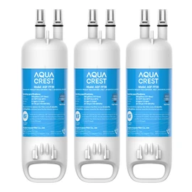 AQUA CREST EDR1RXD1 Replacement for, Filter 1, W10295370A, EDR1RXD1B, P8RFWB2L, P4RFWB, Kenmore® 46-9081, 46-9930, AQF-FF38 Refrigerator Water Filter, 3 Filters