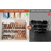 KIMBORA 4 Tier Long Shoe Rack for Closet, Wide Shoe