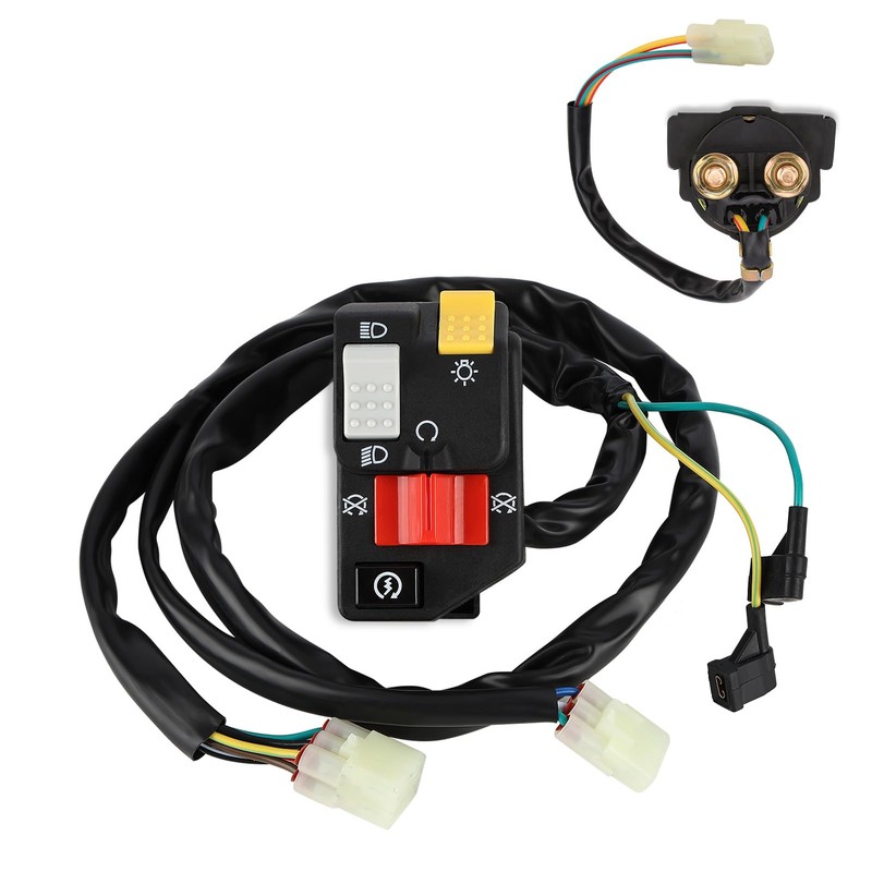 M MATI Handlebar & Starter Relay Switch for Honda TRX450ER