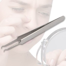 Blackhead tweezers nose sebum extraction pull tweezers squeezing / 블랙헤드 핀셋 코 피지 압출 뽑기 집게 짜기