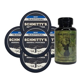 DC Crafts Nation Mud Bud Spittoon Deer with 5 Cans Schmitty's Herbal Snuff Mint Pouches