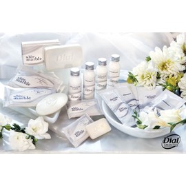Dial Deodorant Hotel bar soap - Travel Size Body Moisturizing Bath Soaps Wrapped Sachets for Hotels, Rentals, Camping, Guest Room, Charity Pack Mild & Fresh Scent 50 White Bars Per Case # 1 1/2 Small