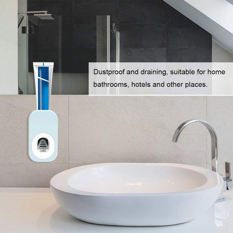 Hands-Free Toothpaste Dispenser Wall Mounted Automatic Toothpaste Squeezer Waterproof for