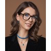 VISOONE Oversized Square Blue Light Blocking Glasses Fashion Computer Eyewear