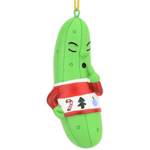 Tree Buddees Cute Hiding Pickle Christmas Ornament