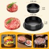 Fsawdnn Hamburger Patty Maker, 4-in-1 Burger Press Patty Maker Slider,