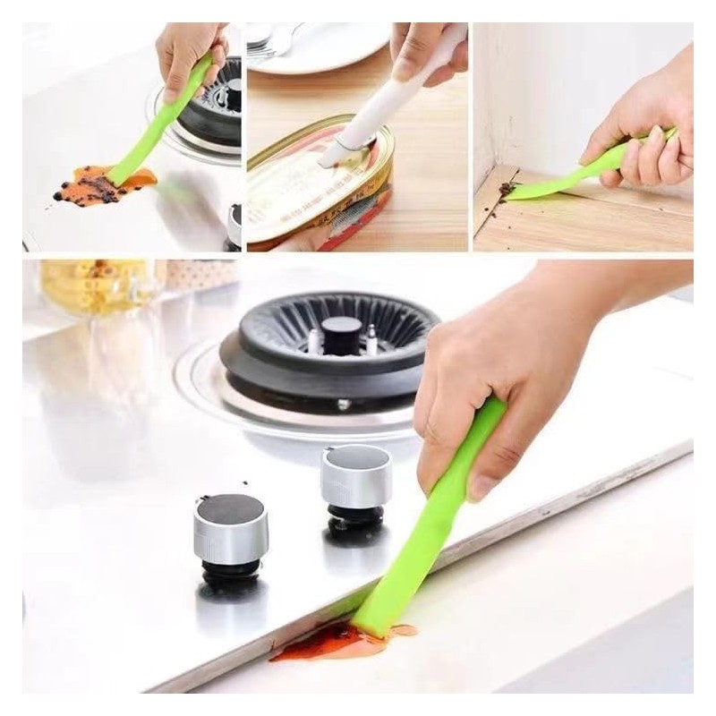 Kitchen Cleaning Spatula, Set of 6, For Limescale Removal, 6.9