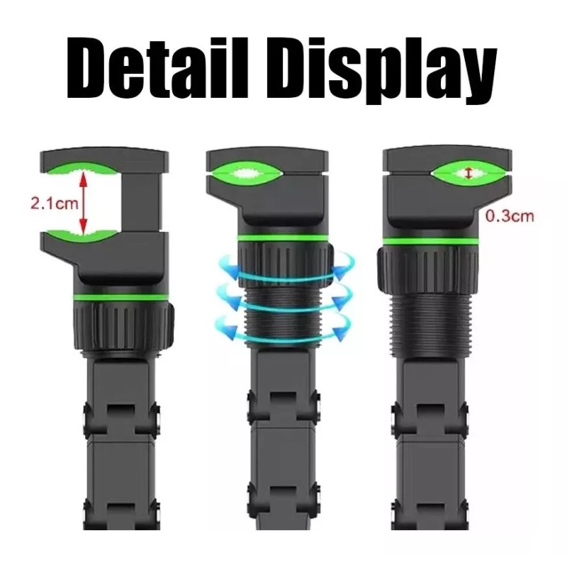 MIITONG Soporte Multifuncional Teléfono Con Espejo Retrovisor 360°