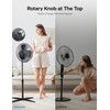 PELONIS 16 inch Pedestal Fan for Bedroom , Oscillating Fan,