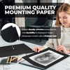 Dunwell 12x18 Art Portfolio Binder with Black Mounting Paper (Blue),