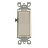 Leviton 15 Amp, 120/277V Decora Rocker 3-Way AC Quiet Switch,