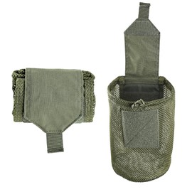 Molle Dump Pouch Belt Mount,SABADO Drawstring Bag Folding Tactical Pouches,Roll Up Mesh Dump Pouch Tool Pack for Carrier Vest Belt