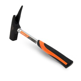 KENDO Roofing Hammer Carpenter's Hammer 600 g - Hammer for Roofers, Carpenters, Carpenters Hammer Steel Head with Magnetic Nail Holder - Nail Puller - Robust Steel Tube Handle