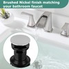 PARLOS Pop Up Drain Stopper with Overflow for Bathroom Sink