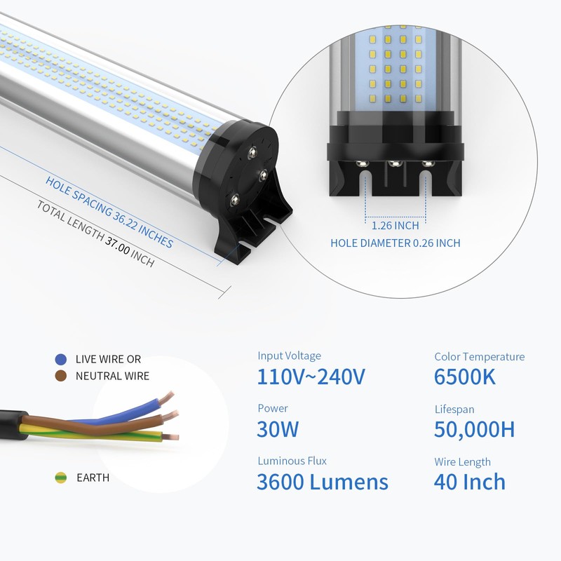StaStrStu 30W 6500k IP66 Explosion Proof Light Led Machine Light