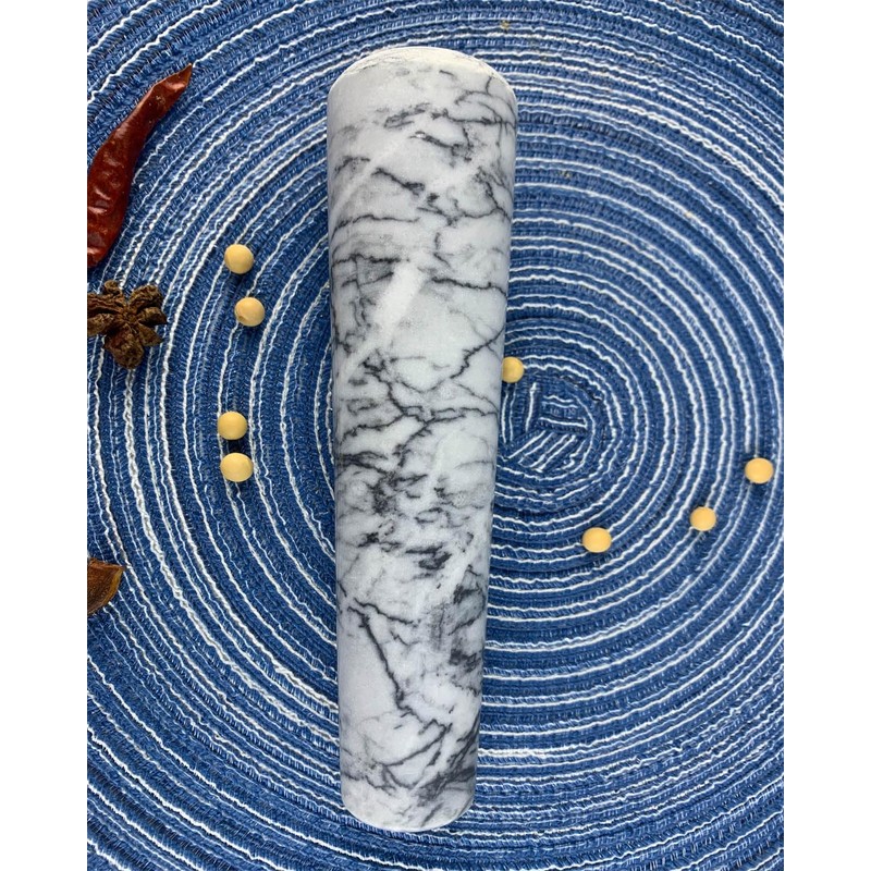 Marble Replacement Pestle only，Granite Polished Pestle （Gray）