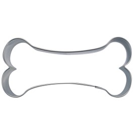 Staedter Bone Shape Cookie Cutter, Silver, 9.5 cm
