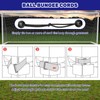Waltool 60Pcs Goals Net Attachment Straps and 5.9 Inch Soccer