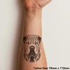 'Chinese Shar-Pei' Temporary Tattoo - Water Resistant, Skin-Safe, Non-Toxic Transfer
