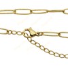 Generic Classic Genuine 18K Yellow Gold Filled Tarnish-Resist Paper Clip