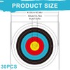 30 x Target Archery Target Face, Archery Target Paper, Row