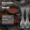 OUTXE Titan Ultralight Camping Equipment Eco Friendly Spork Backpacking Hiking