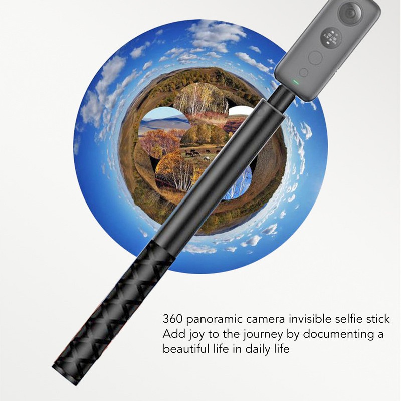 1.1m Invisible Selfie Stick Aluminum Alloy 5 Section Selfie Stick