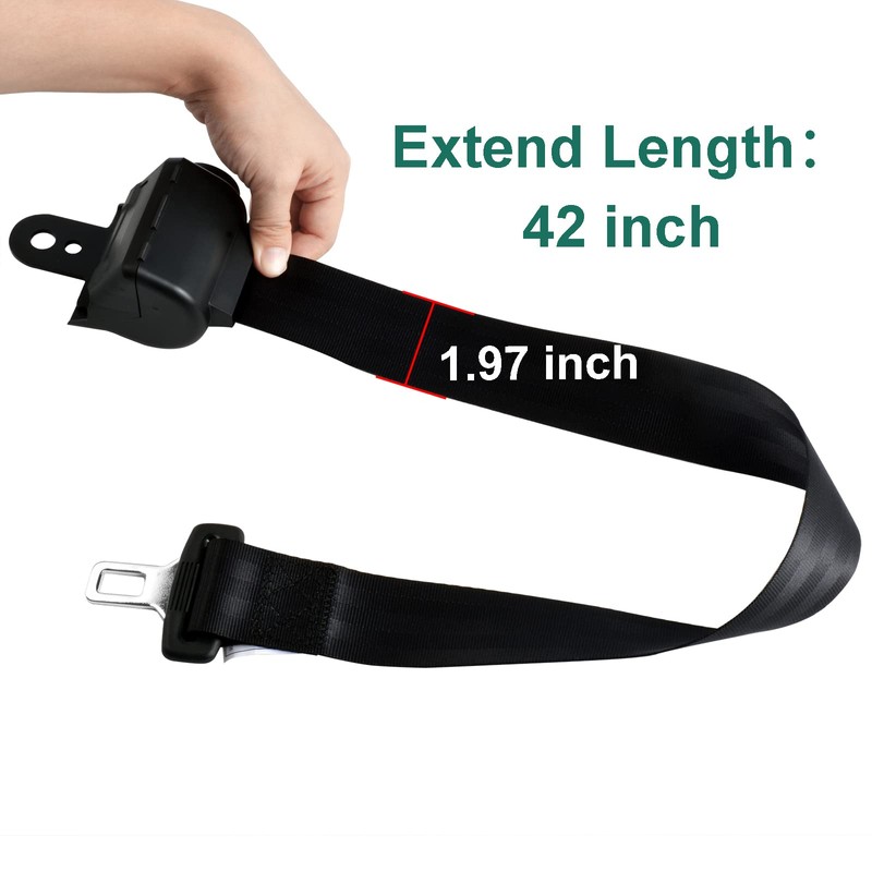 Roykaw Retractable Golf Cart Seat Belt Kit Compatible with EZGO,