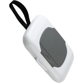 Travel Wipes Case, Wipe Dispenser, Portable Refillable Wipe Container,Reusable Travel Baby Wipes Case, Wipe Holder for Diaper