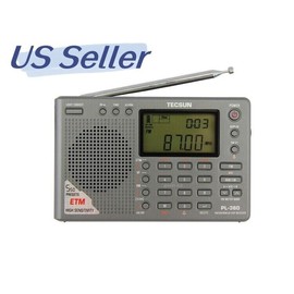 Tecsun PL380 DSP AM FM Shortwave LW PLL Radio PL-380 World Band Receiver