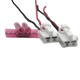 Blower Motor Connector Pigtail Plug Wiring Harness, OE 90980-10916/82998-12380, Compatible with Toyota Tacoma 2005-2015 (2-Pin A/C Heater Fan Plug)