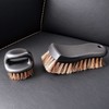 2-Piece Horsehair Cleaning Brush Set for Car Interior Detailing –
