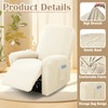 4-Piece All-Inclusive Armchair Cover, Relaxing Chair Cover, Stretch Cover with
