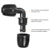 sourcing map Pack of 10 1/2 Inch Drip Irrigation Fittings