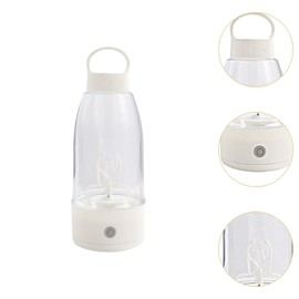 perfeclan Electric Protein Shaker Bottle, Automatic Mixing Cup, Protein Powder Cup, Portable Blender Cup for Gym, Camping, Sports Training, White