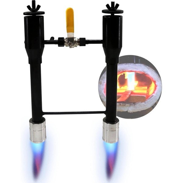 Simond Store Double Burner for Propane Forge Furnace Foundry Blacksmith