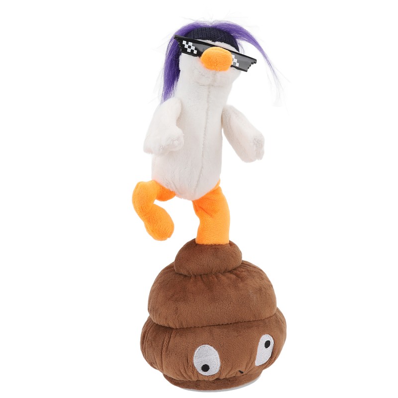 Baby Electric Plush Doll Goose Shape Interactive Talking Singing Dancing