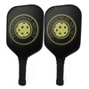 Pickleball Raquette Set 2 Rackets 4 Balls Lightweight Carbon Fiber